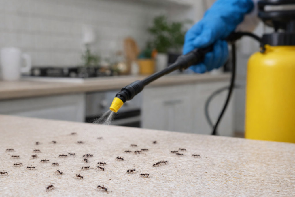 Cómo funciona la fumigación  control de hormigas en CABA